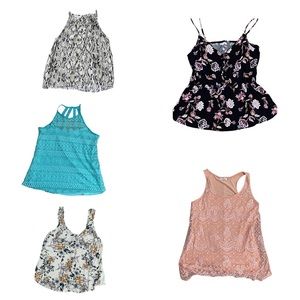 Lot of 5 Maurice’s tank tops size Medium M